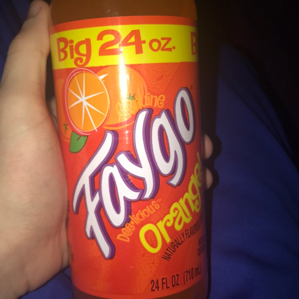 Color Orange Flavored Faygo